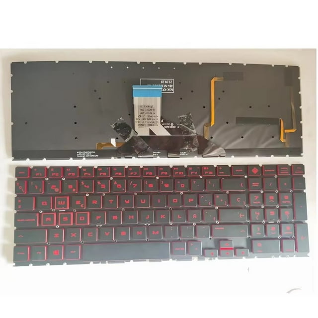Clavier d'Ordinateur Portable Rétroéclairé US/RU/SP RGB pour HP OMEN 15-DC 15T-DC 15-DH TPN-Q211 C143 SP Rétroéclairé