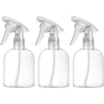 thumbnail image 1 of Bar5F Bouteille Vaporisateur Vide Transparente Tête Réglable de Fin à Jet, Naturel, 16 Oz, Lot de 3, 1 of 6