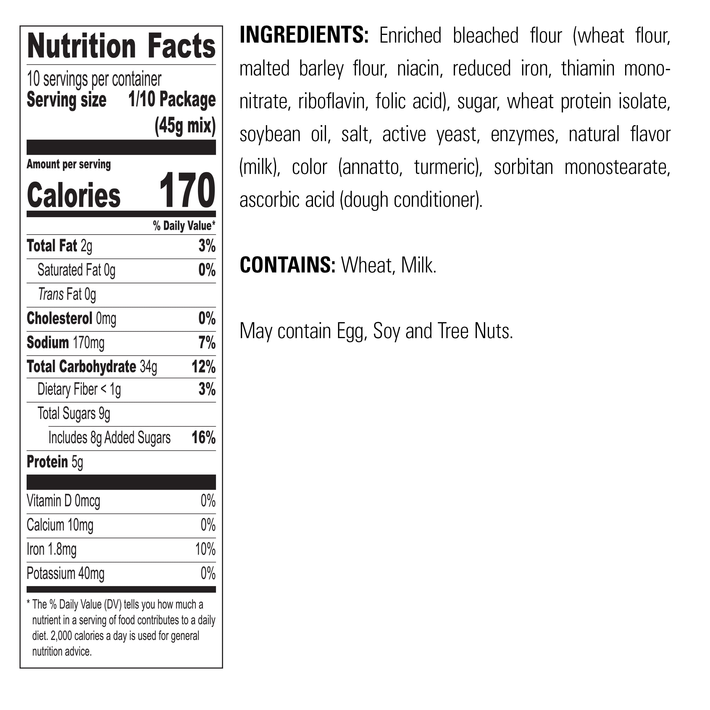 (12 pack) Krusteaz® Hawaiian Sweet No Knead Bread Mix 16 oz. Box