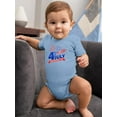 thumbnail image 2 of July 4Th Independence, Day Bodysuit Infant -Image by Shutterstock,  6 Months, 2 of 4