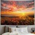 thumbnail image 2 of Orinice Flowers Sun Tapestry Wall Hanging Unique Style Graphic Tapestries Home Wall Decor Art for Living Room Bedroom Apartment Farmhouse Dorm 40x30inch, 2 of 6