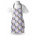 thumbnail image 3 of Geometric Circle Apron New Age Style Dynamic Contrast Bands Diagonals Fractals Art Print Image, Unisex Kitchen Bib Apron with Adjustable Neck for Cooking Baking Gardening, Multicolor, by Ambesonne, 3 of 3
