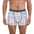 thumbnail image 2 of Bingfone Floral Butterfly Men's Underwear - Casual Stretch Boxer Briefs-X-Large, 2 of 7