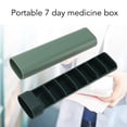 thumbnail image 3 of Organizador De Píldoras Diarias, 7 Compartimentos Píldoras Portátiles Organizador De Pastillas De Viaje, Organizador De Medicamentos De 7 Días Píldoras De Píldoras Daily, 3 of 7