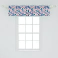 thumbnail image 2 of Ambesonne Abstract Window Valance, Soft Exotic Flower Leaves, 54" X 12", Pale Rose Multicolor, 2 of 3