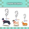 thumbnail image 3 of Leash King Dog Tag / Pet ID Tag w/ Pet Tag Quick Clip Combos- 1 Pair (2 pcs) of Standard Quick Clips - Entirely sugrical stainless steel, 3 of 6