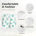 thumbnail image 6 of Lsque Turtle Printed Women's Running Shorts with Liner Pockets,Elastic Quick Dry Workout Athletic Gym Yoga Shorts,Womens High Waist Shorts-X-Large, 6 of 9