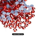 thumbnail image 3 of Uxcell 2880 Pcs Hotfix Strass à Dos Plat Cristal Gemmes en Verre SS10 2,9 mm Rouge Clair, 3 of 5