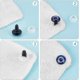 thumbnail image 4 of 40 Sets (20 Pairs) Safety Eye 18mm Dragon Eye 10 Colors Craft Eyes Stuffed Animal Eyes with Washers for Amigurumi Puppet Teddy Bear Crochet Plush Anim, 4 of 5