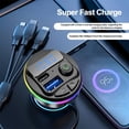 thumbnail image 2 of 2 TRANSMISORES FM 3 EN 1 BLUETOOTH 5.0 KIT USB C PARA AUTOMÓVIL REPRODUCTOR MODULADOR MP3, 2 of 4