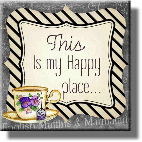This is My Happy Place Picture on Stretched Canvas, Wall Art Décor, Ready to Hang!