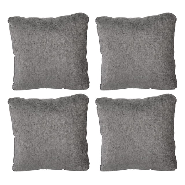 Set de 4 cojínes decorativos cuadrados grandes DICASA Niz Zita