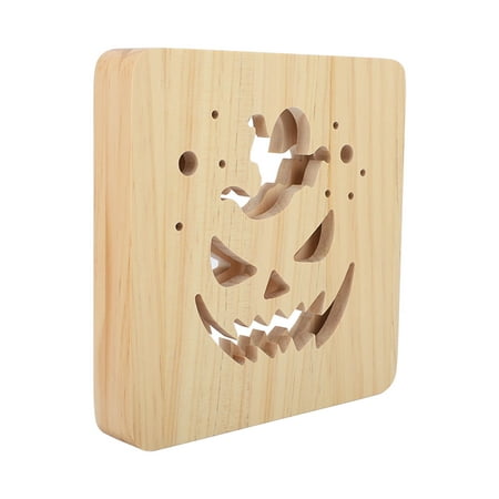 

LED Night Light Energy Saving Eye Protection 3D Wooden Lamp For Office