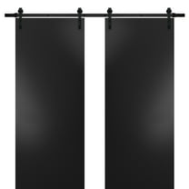 Sturdy Double Barn Door 64 x 80 inches with Hardware