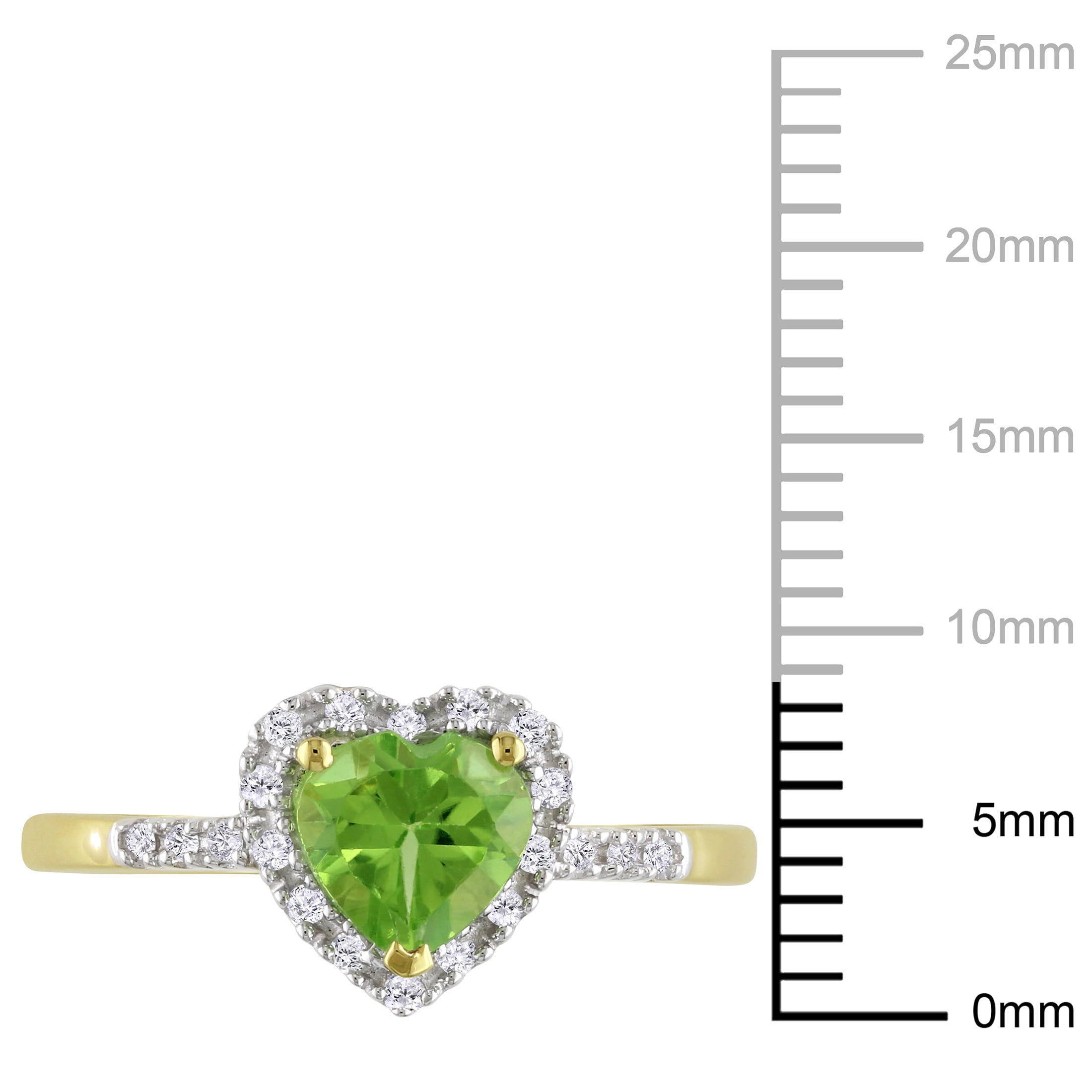 Everly Women's Peridot 10k Yellow Gold Ring