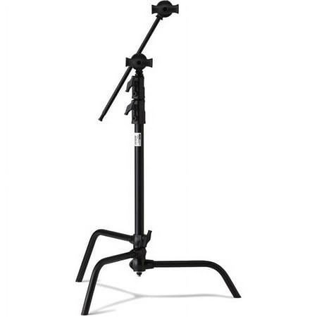 UPC: 6954016562059 | 20  Master Raiser C-Stand with Sliding Leg Kit with 2.5  Grip Head and 20  Grip Arm with Hex Stud  Black