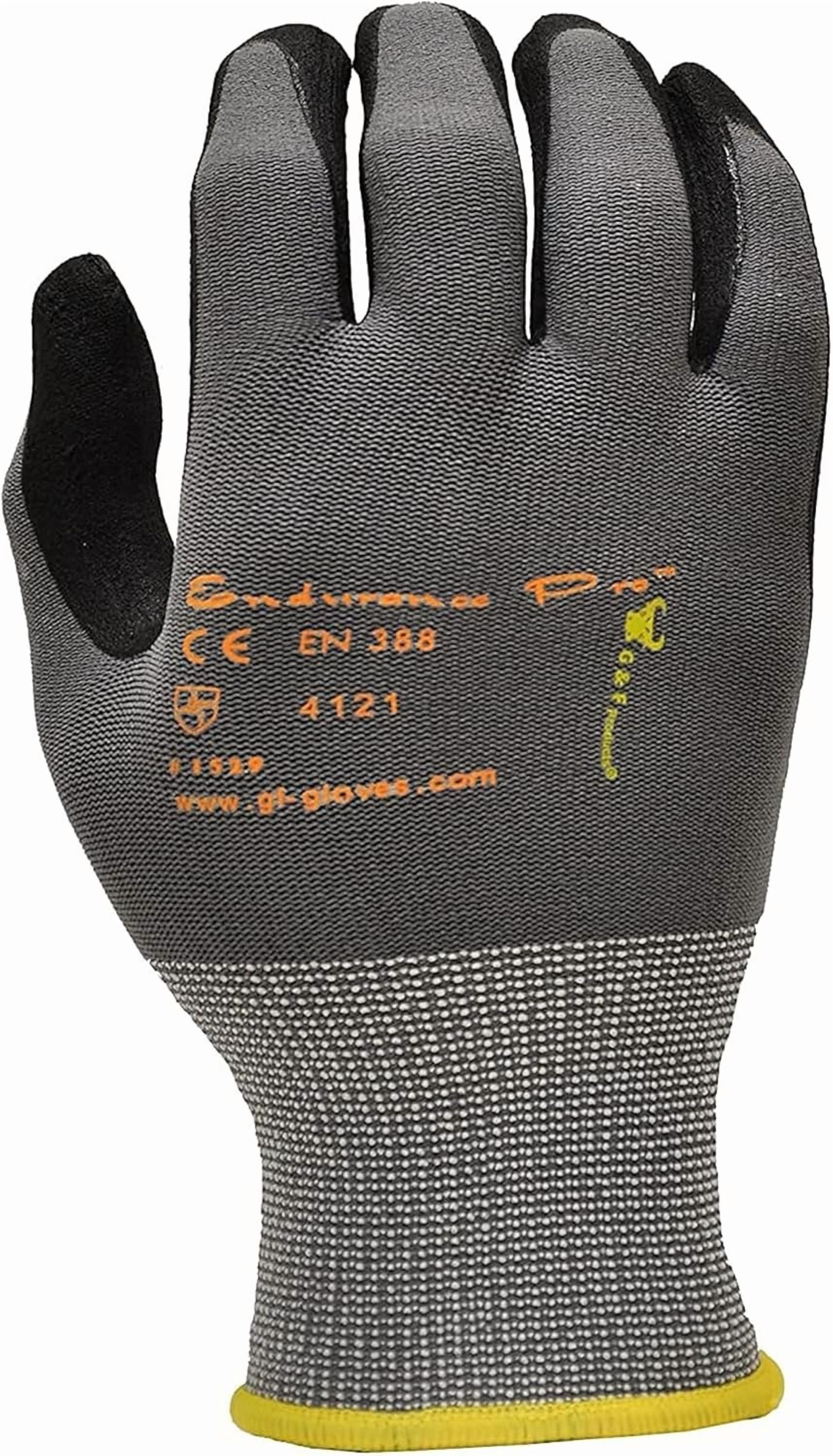 MicroFoam Nitrile Coated Work Gloves for General Purposes, Lightweight Work Gloves, 12 Pair Pack, Medium