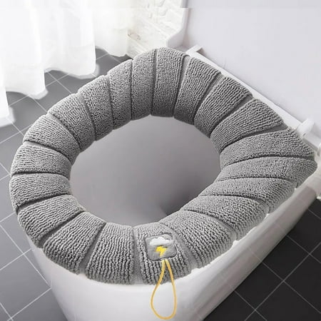 Hxlamzoo Clearance Supplies Household Toilet Mat Washable Toilet Seat Cover Can Be Used To Sit Toilet Mat Cover Knitted Warm Toilet Cover