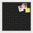 thumbnail image 2 of PinPix 16x16 Custom Cork Bulletin Board Modeco Hex W B Poster Board Has a Fabric Style Canvas Finish, Framed in Modeco Hex W B, by ArtToFrames (PinPix-1730), 2 of 5