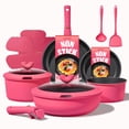 thumbnail image 1 of Set de Cocina CAROTE 15 piezas Antiadherente con Mango Desmontable, 1 of 7