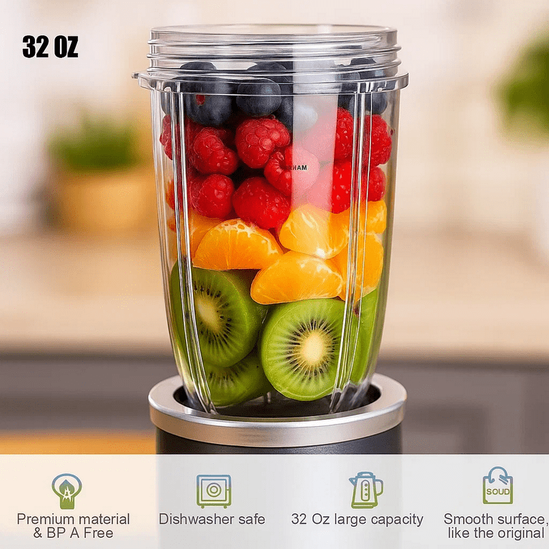 32 Oz Extra Nutribullet Cups Accessories Nutribullet Pro 32 Oz