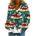 thumbnail image 2 of 2025 Clothes Christmas Cardigan Sweaters for Women,Holiday Harmony: Women's Cardigan - Find Your Perfect Winter Wear,Christmas Cardigan Flamingo - Pink M, 2 of 5