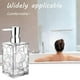 thumbnail image 1 of de jabón para platos recargable de 320ml, práctico acrílico, de jabón transparente , para apartamento, tocador, cocin Blanco Macarena Dispensador de jabón, 1 of 8