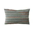 thumbnail image 5 of Plutus Brands Blue Lane Stripe Luxury Throw Pillow-Size:26" x 26", 5 of 9