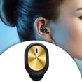 thumbnail image 4 of 5xSingle Bluetooth 5.0 Earbud Auriculares Inalámbricos Auriculares Con Micrófono Negro Dorado, 4 of 8