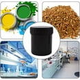 Plastic Paint Cans, 6 Pcs Black Empty Plastic Paint Jars Paint Storage Container with Lid for
