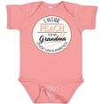 thumbnail image 3 of Inktastic I Wear Peach for My Grandma Uterine Cancer Awareness Boys or Girls Baby Bodysuit, 3 of 5