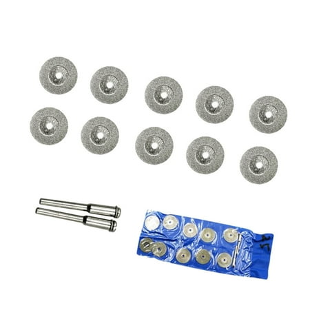 

10 Pcs Diamond Cutting Discs Drill Bit For Rotary Tool 16mm without holes