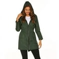 thumbnail image 4 of Women Waterproof Lightweight Rain Jacket Packable Outdoor Hooded Raincoat, 4 of 6