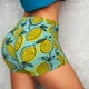 thumbnail image 4 of Fotbe Lemon1 Shorts Sin Costuras – Shorts Deportivos de Cintura Alta para Mujer, Elásticos para Gimnasio, Yoga, Running o Ciclismo-Large, 4 of 8