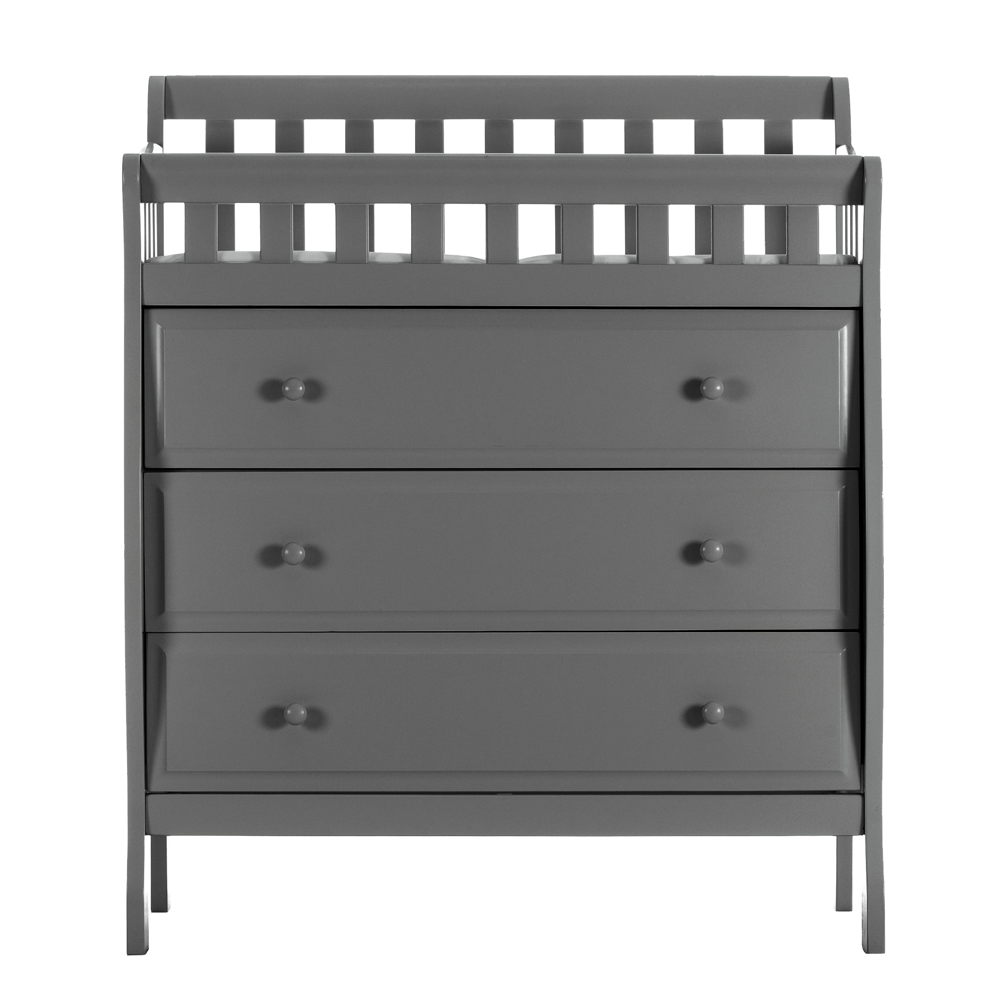 Dream On Me Marcus Changing Table And Dresser Storm Gray