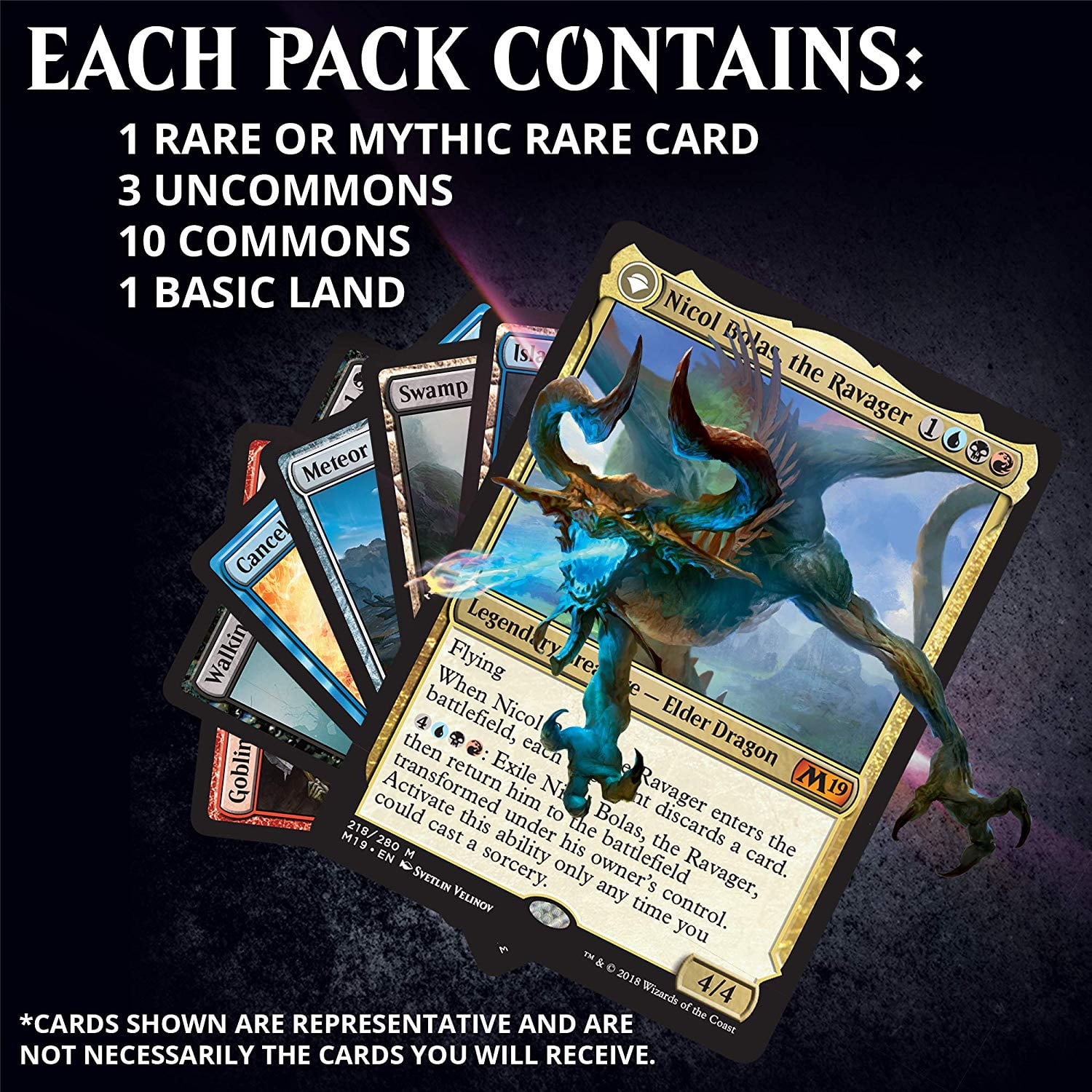 Magic 2019 Core Set Bundle Trading Cards