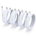 thumbnail image 1 of Cable USB-C TZBAY, paquete de 4, 2 de 2 m y 2 de 3 m, carga rápida de 60 W, 1 of 7