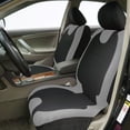 thumbnail image 3 of TIANLAIMEI Full Set Car Seat Covers with Steering Wheel Cover and Seat Belt Shoulder Protector Set, Automotive Seat Cushion Car Accessories Fits Most Cars, 3 of 15
