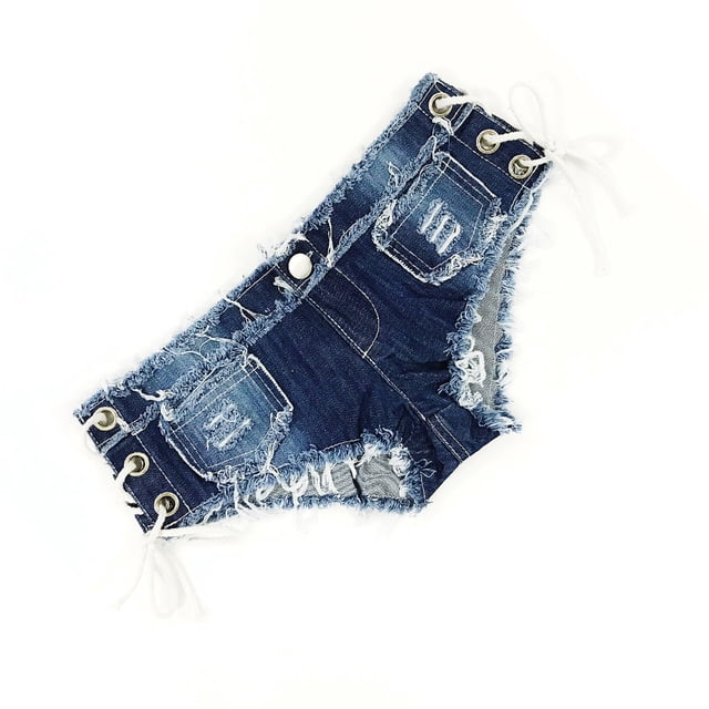 Minnieouse Sexy Denim Shorts Low Waist Club Clothing Women Female Vacation Girls Hot Party Beach Pants Workout Cotton Jeans Type2