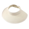 thumbnail image 2 of Sombrero de playa Salvador para mujer plegable protección beige, 2 of 6