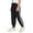 Black, variant on Boys Athletic Jogger Pants Summer Side Stripe Wide Leg Track Pants Casual Baggy Elastic Waist Thin Sweatpants 0-10 Years