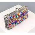 thumbnail image 3 of Kukuzhu Rhinestone Evening Bags Women Fashion Wedding Party Evening Clutch Purse Chain Shoulder Bag, 3 of 6