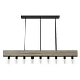thumbnail image 2 of Hunter - Donelson 9-light Rustic Iron, Extra Large Chandelier, Dimmable, Transitional Style, for Bedrooms, Dining, Living Rooms - 19060, 2 of 9