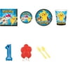 Pokemon Party Supplies Party Pack For 32 With Blue #5 Balloon