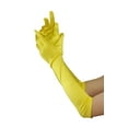 thumbnail image 1 of NYFASHION101 Women's Fashionable Classy Elbow Length Satin Gloves 12BL, Yellow, 1 of 1