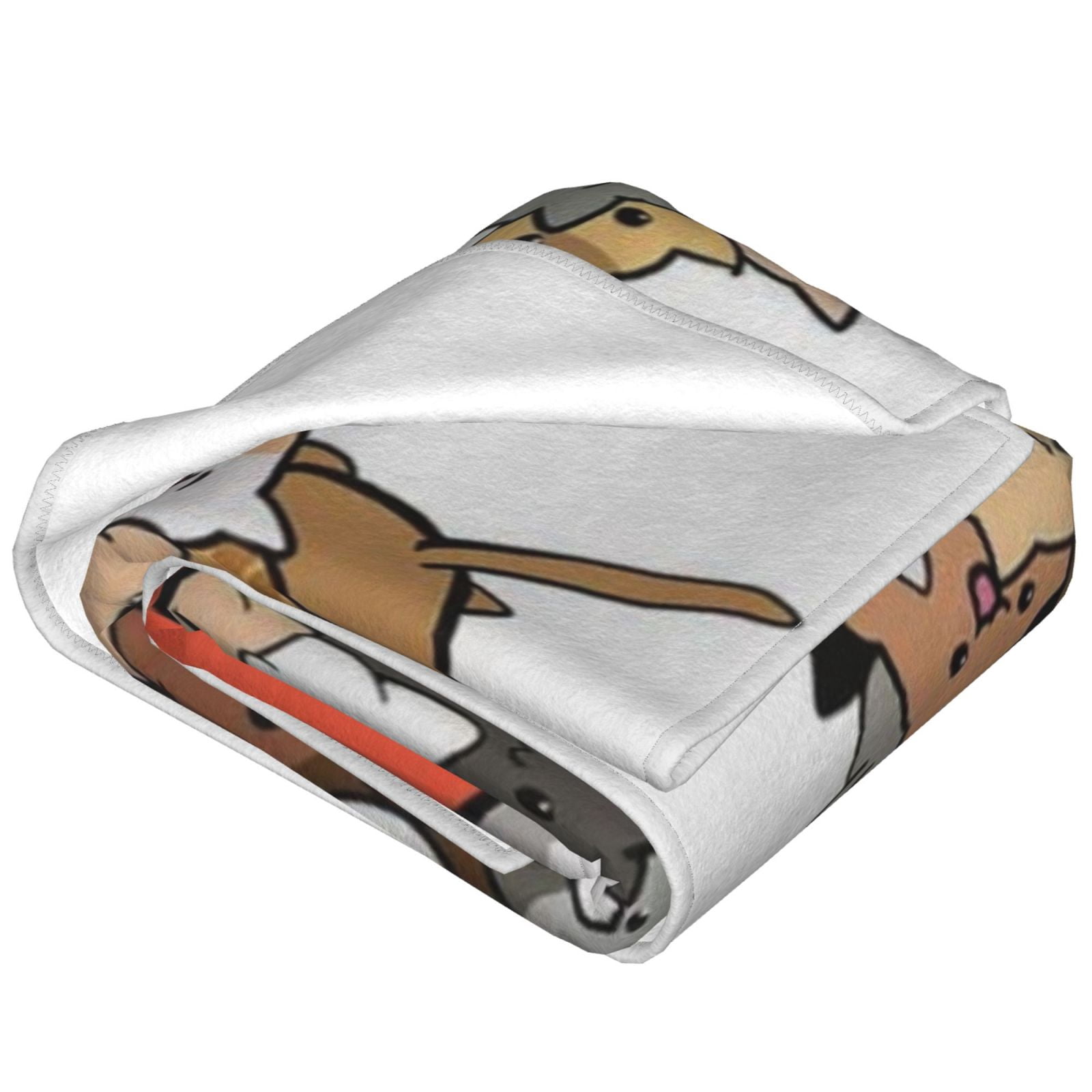 Cat Blankets Super Soft Blanket Pet Bed Sofa Blanket Funny Cat Gifts for Sofa Bedding Kids Adults (50" X 40")