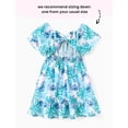 thumbnail image 2 of Vestido Disney Stitch con estampado de palmeras verdes para niñas de 12 a 13 años, 2 of 5