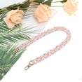 thumbnail image 4 of Unique Bargains 1 Pc Colorful Handbag Chain Strap 23.62" White Pink Acrylic, 4 of 5