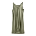 thumbnail image 5 of Aobny Cotton Pajamas for Family Green Women Plus Size Sleepwear Dress Sleeveless Long Family Matching Christmas Pajamas,XL, 5 of 6