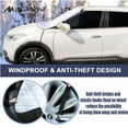 thumbnail image 4 of Magnetic Car Front Window Cover with Mirror Cover AYAMAYA Outdoor Heavy Duty Anti Frost Windshield Cover for Truck SUV & Cars, 4 of 7